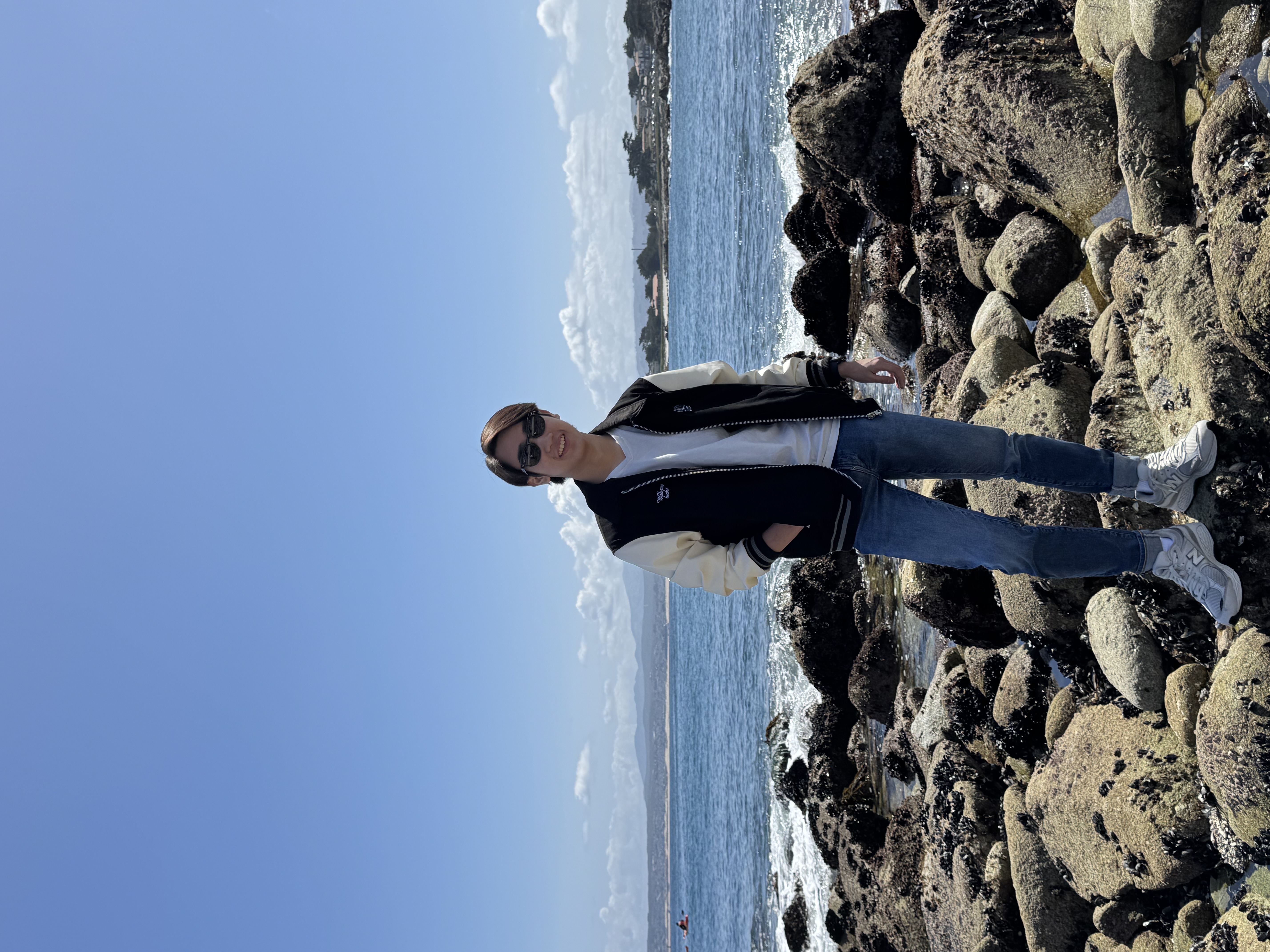 Ethan De Souza by the ocean